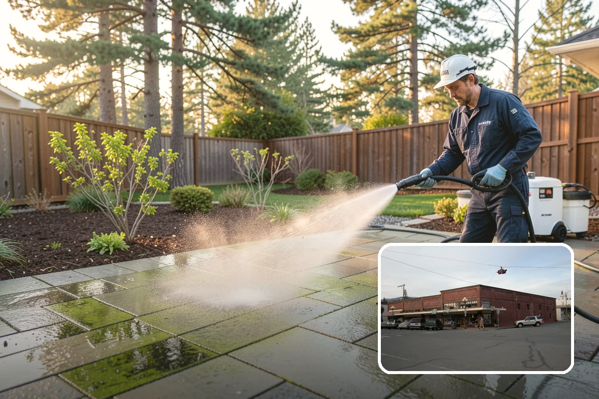 Deck Restoration Cleaning in Sedro-Woolley, Skagit County, WA - Recovers a neglected deck to usable wood