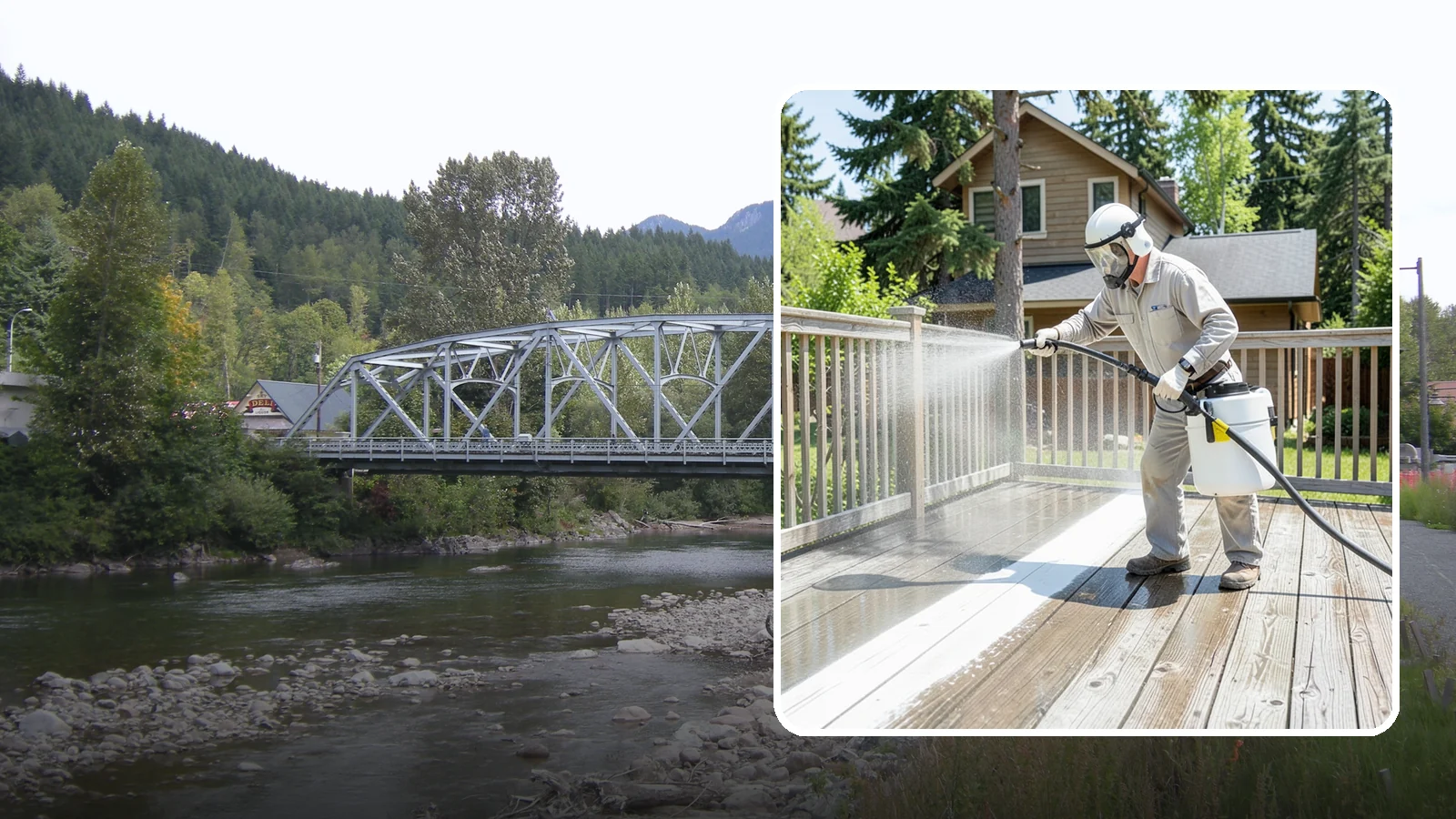 Deck Restoration Cleaning in Skykomish, King County, WA - Deep-restore a neglected deck through staged cleaning, stripping, and brightening back to usable wood.