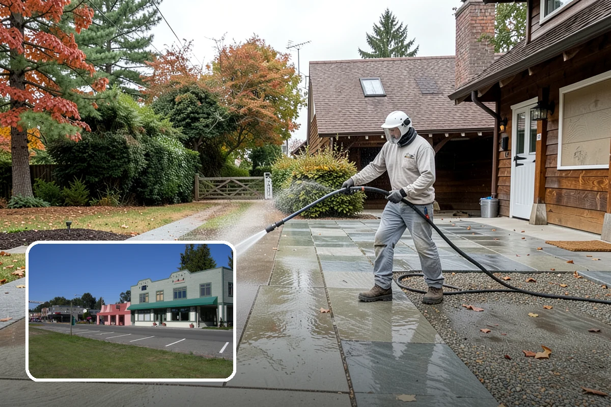 Deck Restoration Cleaning in Snoqualmie, King County, WA - Recovers a neglected deck to usable wood