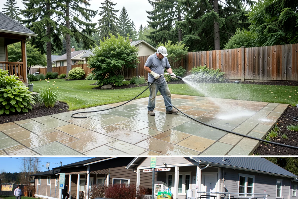 Deck Restoration Cleaning in South Prairie, Pierce County, WA - Restore weathered decks across summer to allow each stage to dry between steps.