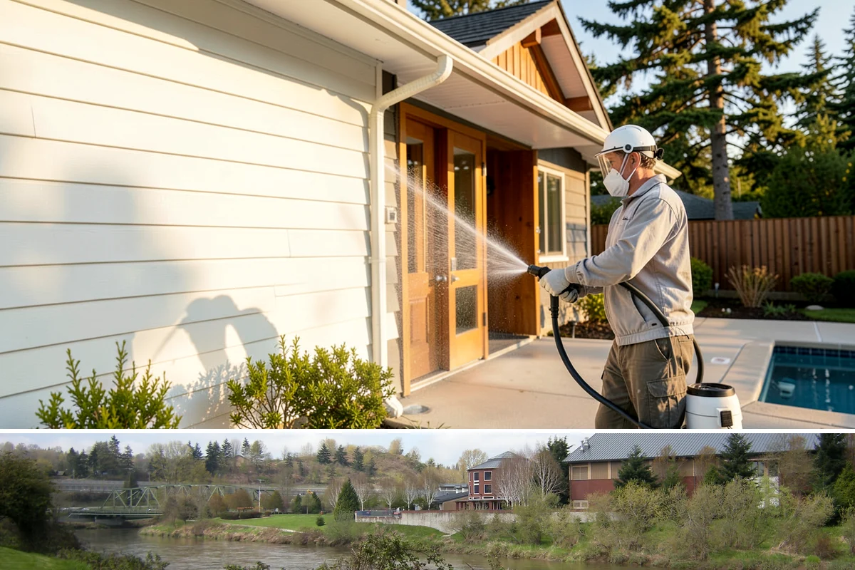 Deck Restoration Cleaning in Tukwila, King County, WA - Restore weathered decks across summer to allow each stage to dry between steps.
