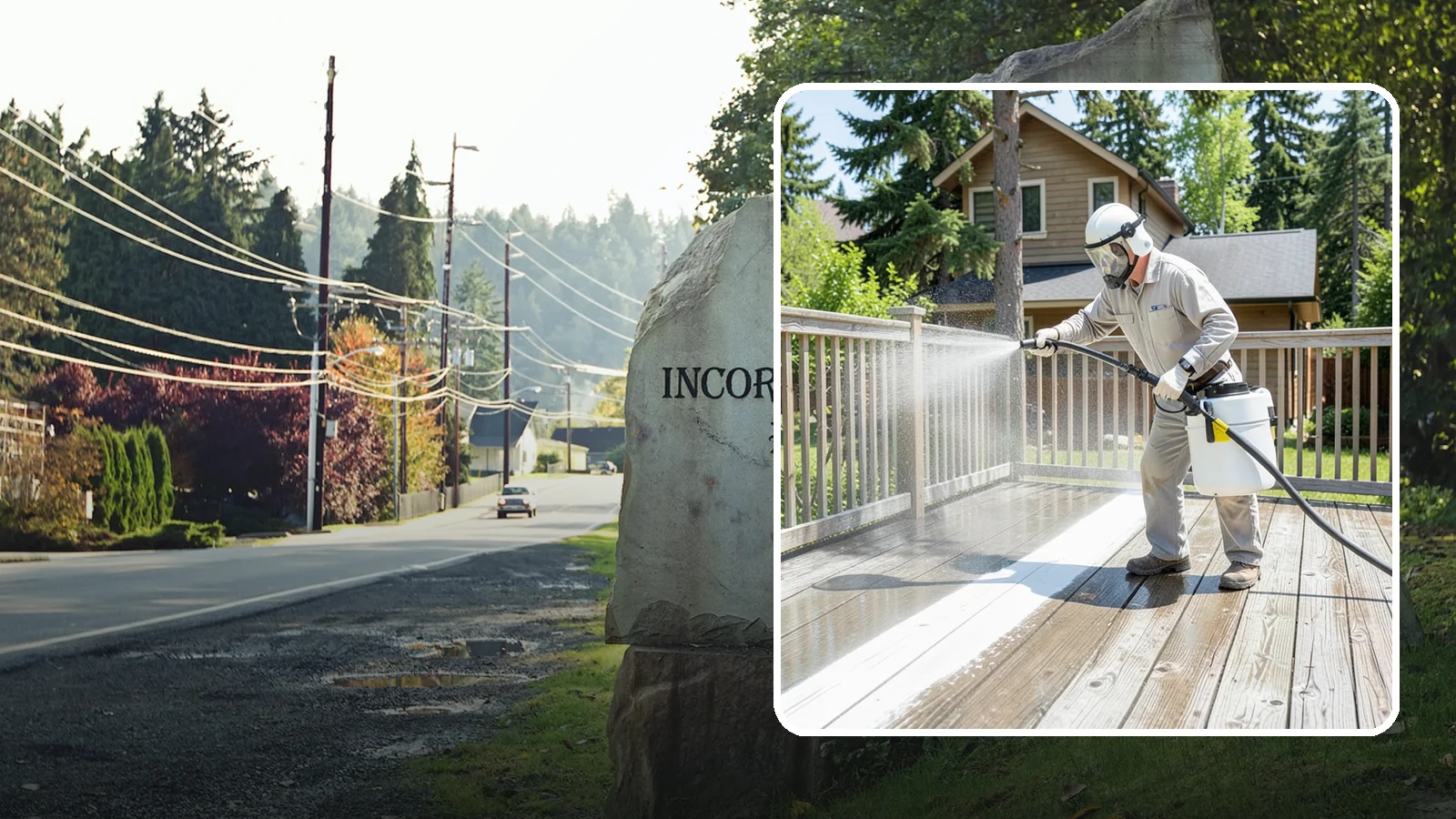 Deck Restoration Cleaning in Wilkeson, Pierce County, WA - Deep-restore a neglected deck through staged cleaning, stripping, and brightening back to usable wood.