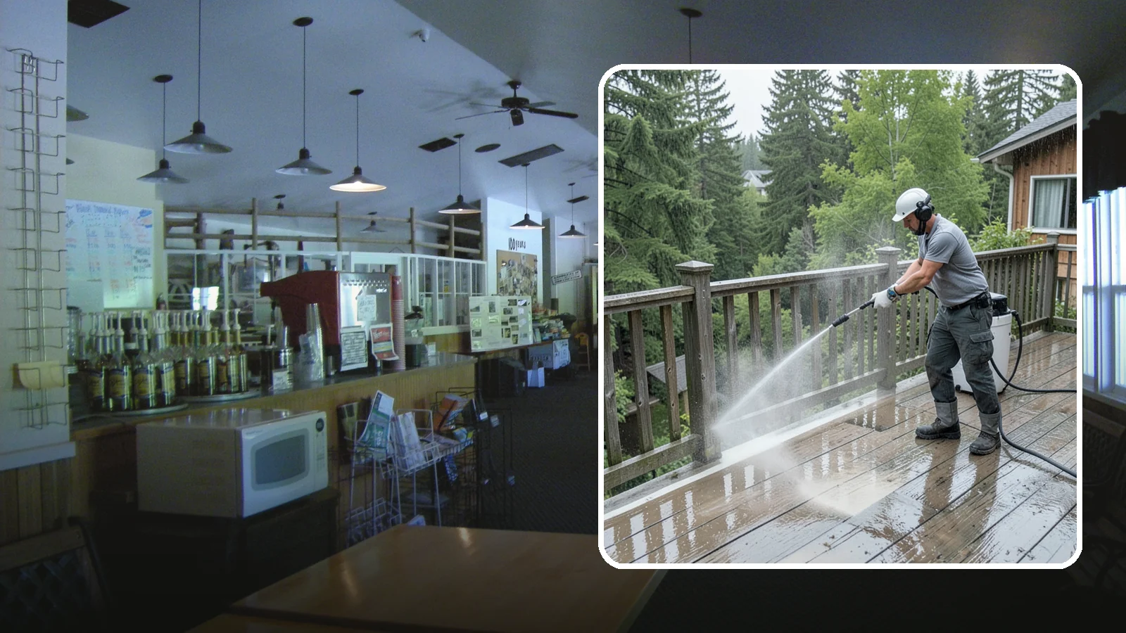 Deck Sealing Preparation in Black Diamond, King County, WA - Clean, brighten, and prep a deck so sealer or stain penetrates and lasts through wet seasons.