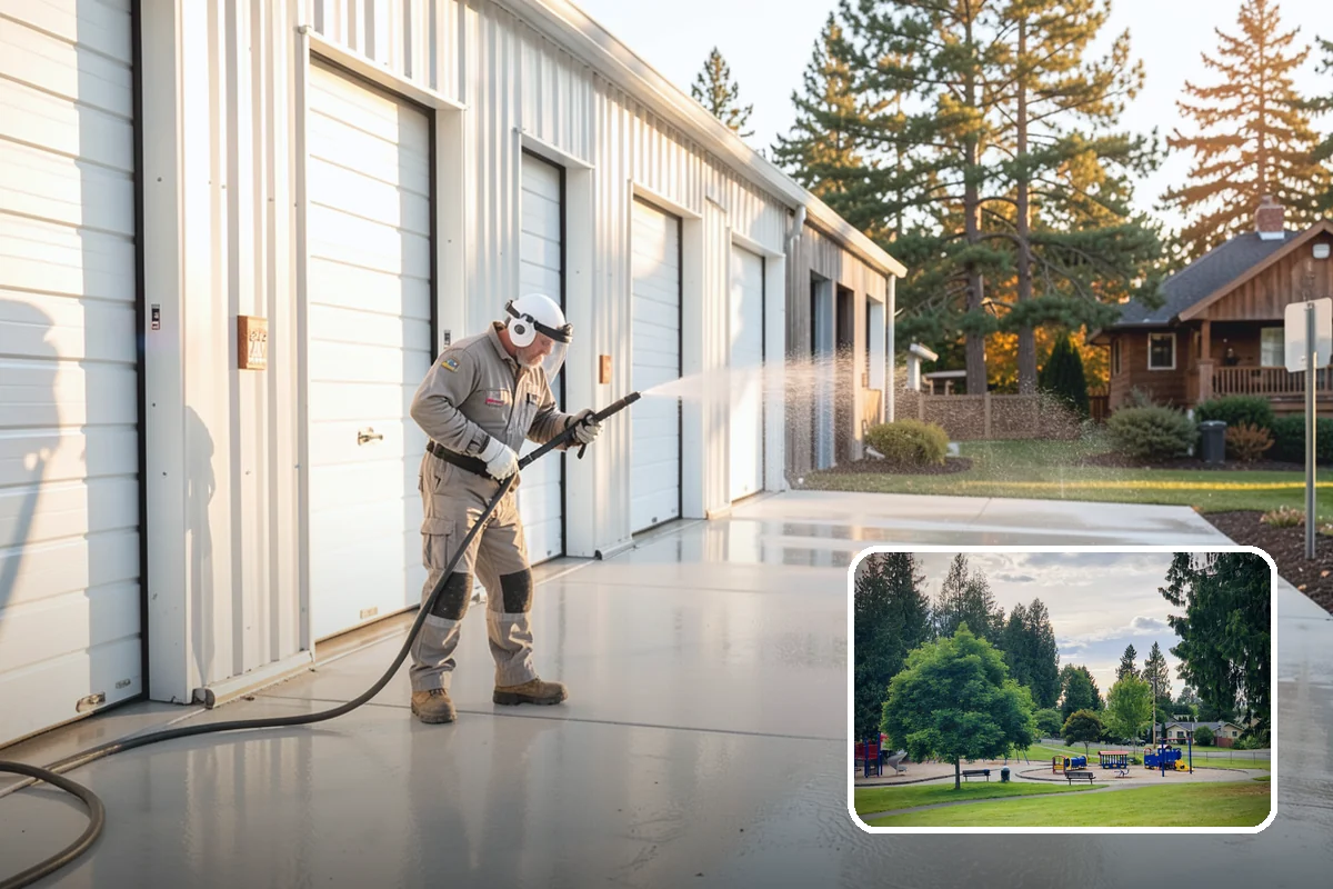 Deck Sealing Preparation in Bonney Lake, Pierce County, WA - Opens the grain for deep sealer penetration