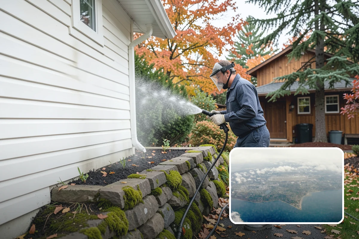 Deck Sealing Preparation in Burien, King County, WA - Opens the grain for deep sealer penetration