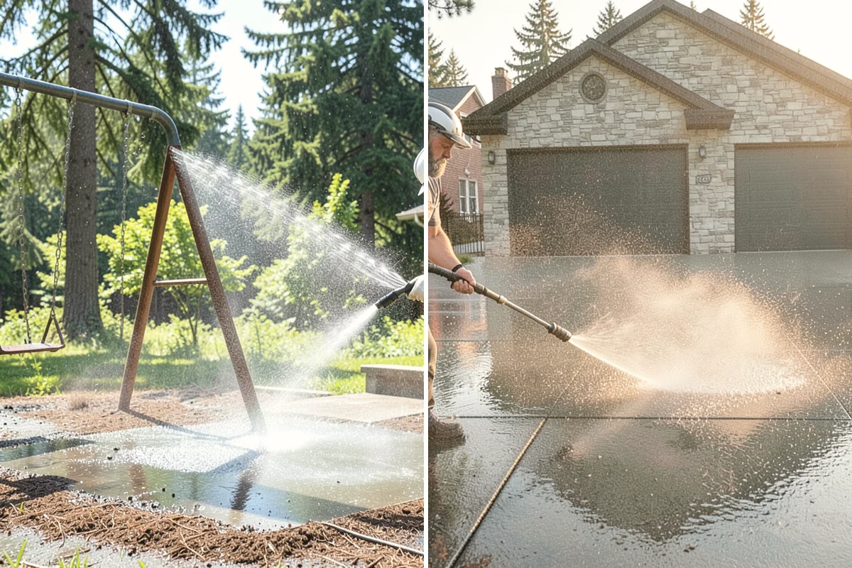 Deck Sealing Preparation in Burien, King County, WA - Soft wash and remove all biological growth