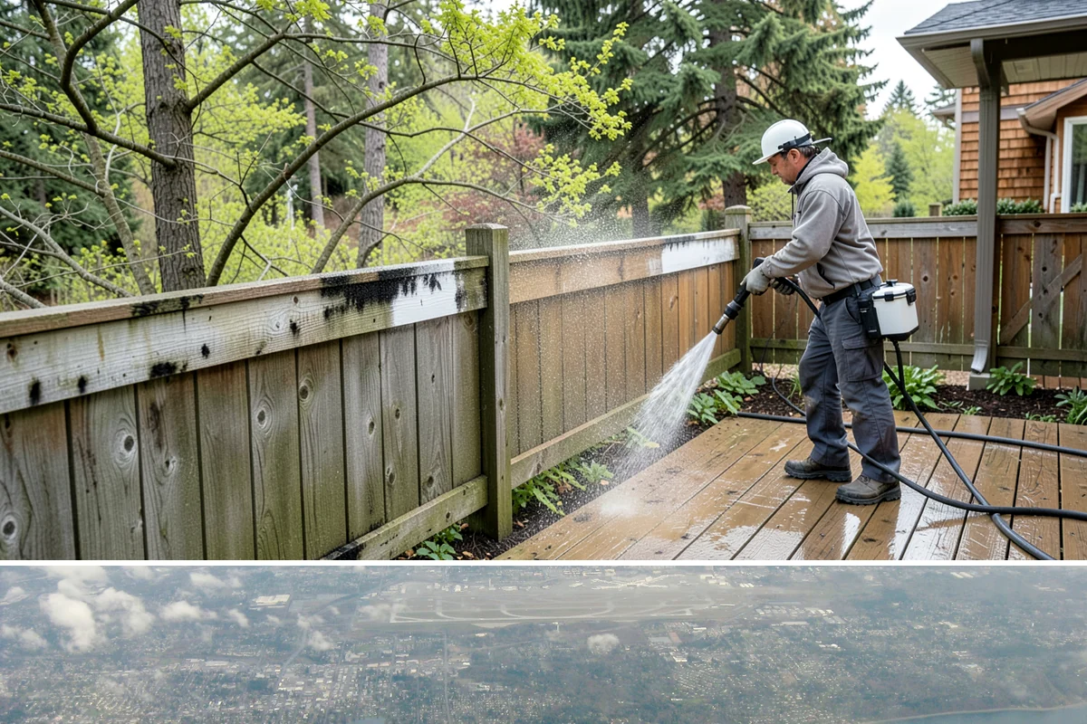 Deck Sealing Preparation in Burien, King County, WA - Prep decks for sealing in a stable dry stretch so boards reach the right moisture before coating.