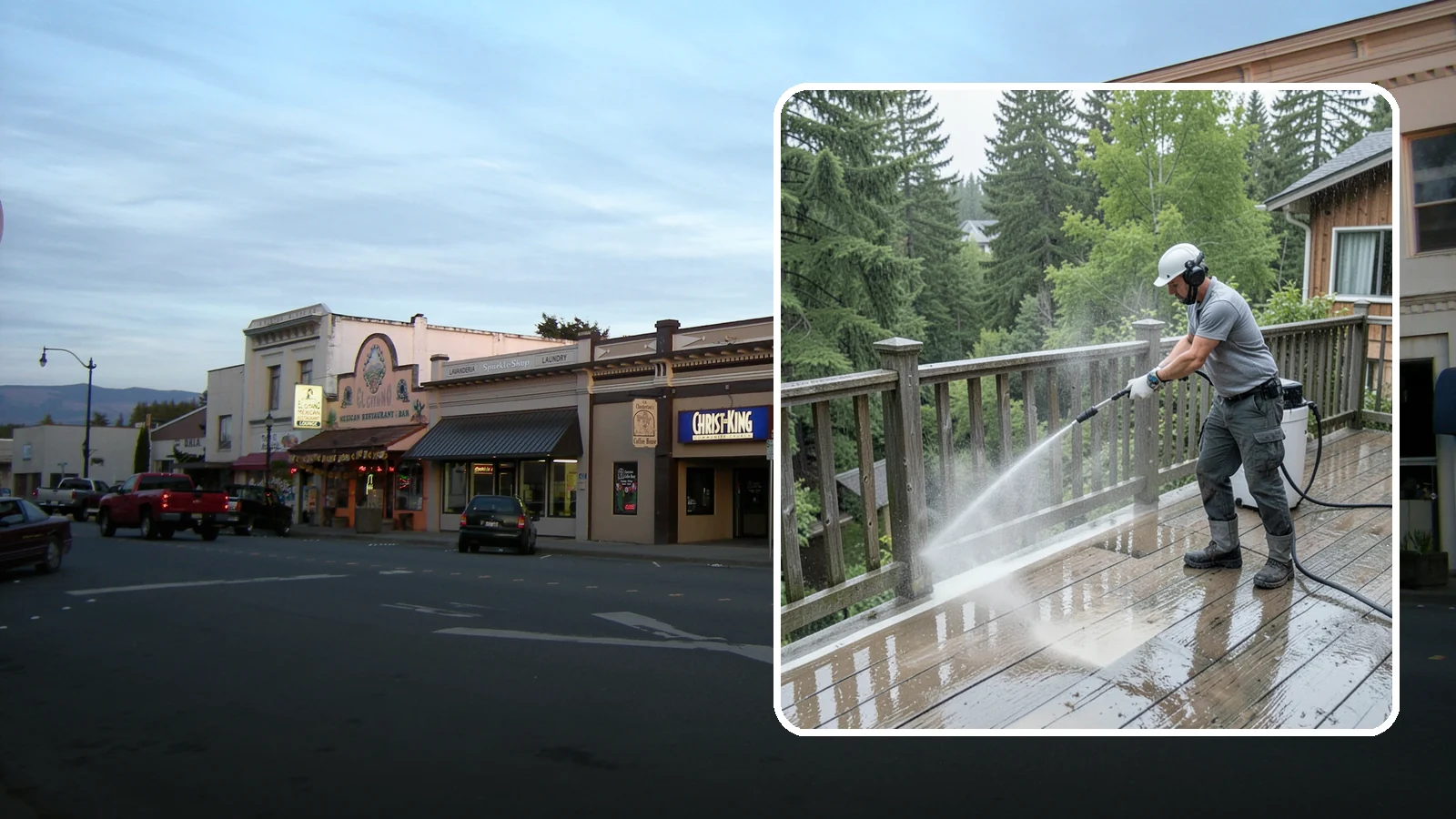 Deck Sealing Preparation in Burlington, Skagit County, WA - Clean, brighten, and prep a deck so sealer or stain penetrates and lasts through wet seasons.