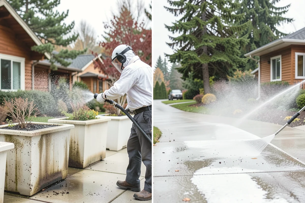 Deck Sealing Preparation in Burlington, Skagit County, WA - Soft wash and remove all biological growth