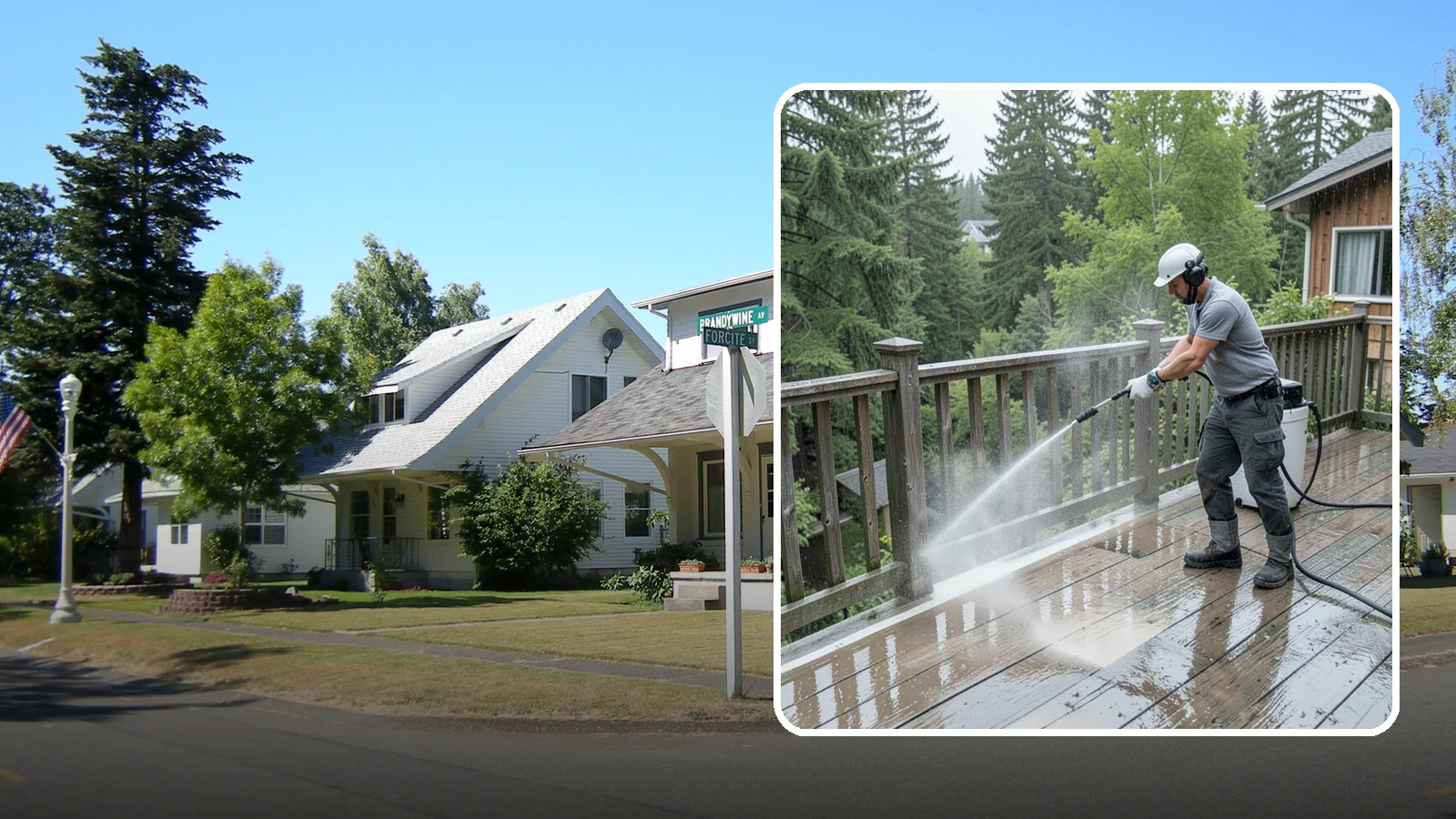 Deck Sealing Preparation in DuPont, Pierce County, WA - Clean, brighten, and prep a deck so sealer or stain penetrates and lasts through wet seasons.