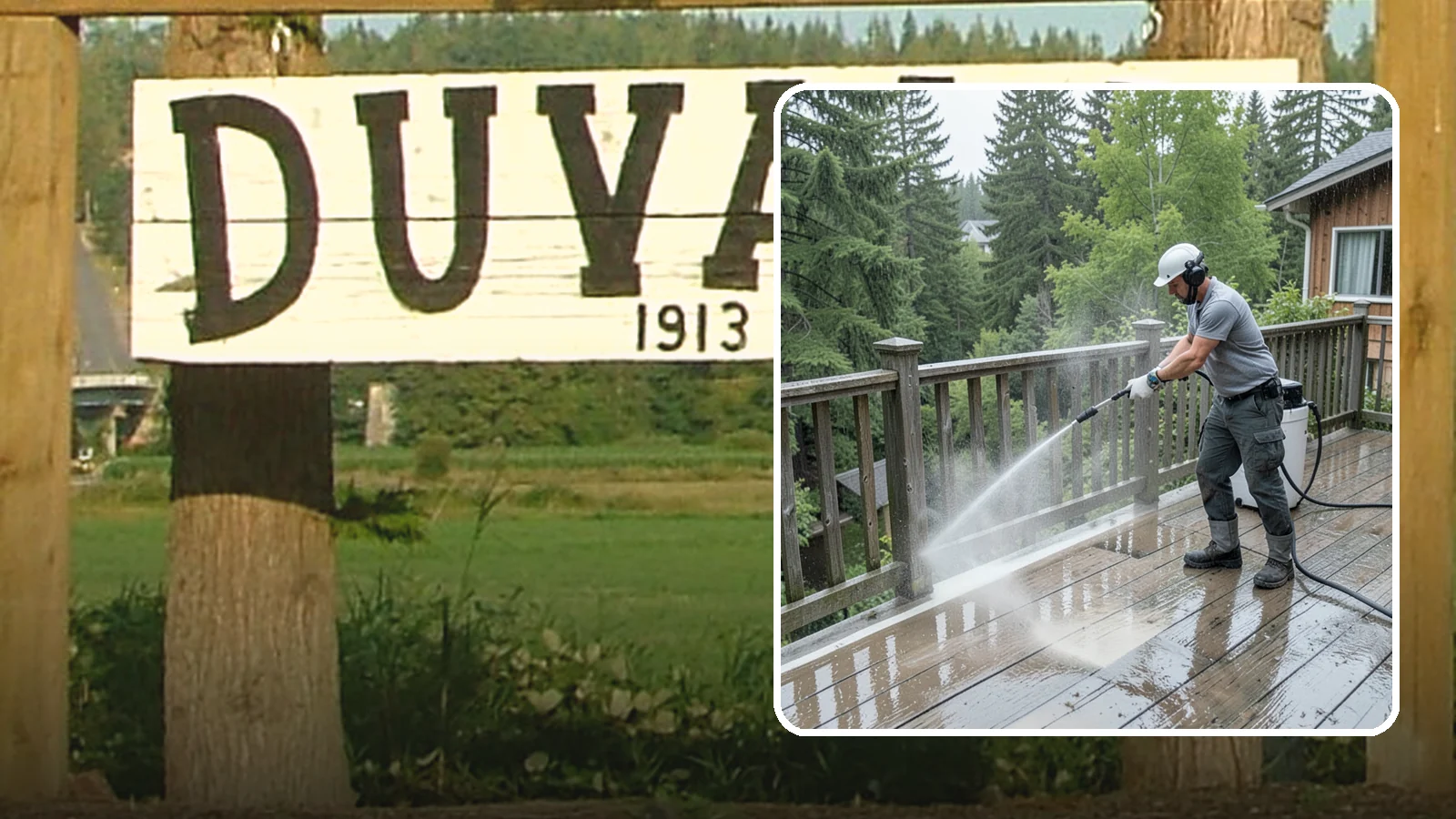 Deck Sealing Preparation in Duvall, King County, WA - Clean, brighten, and prep a deck so sealer or stain penetrates and lasts through wet seasons.