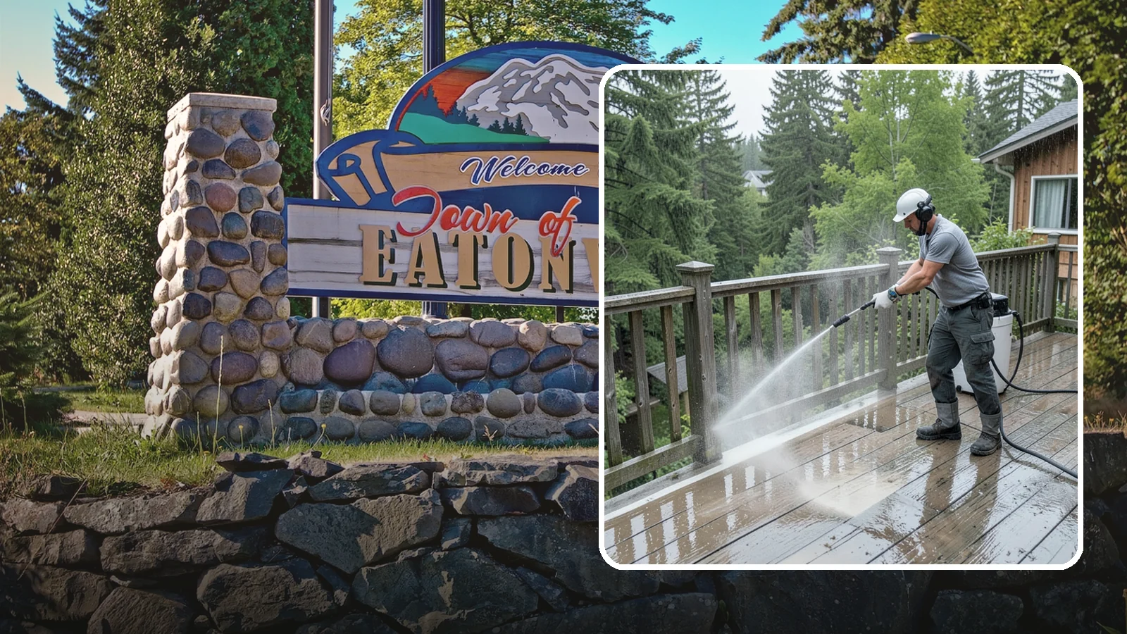 Deck Sealing Preparation in Eatonville, Pierce County, WA - Clean, brighten, and prep a deck so sealer or stain penetrates and lasts through wet seasons.