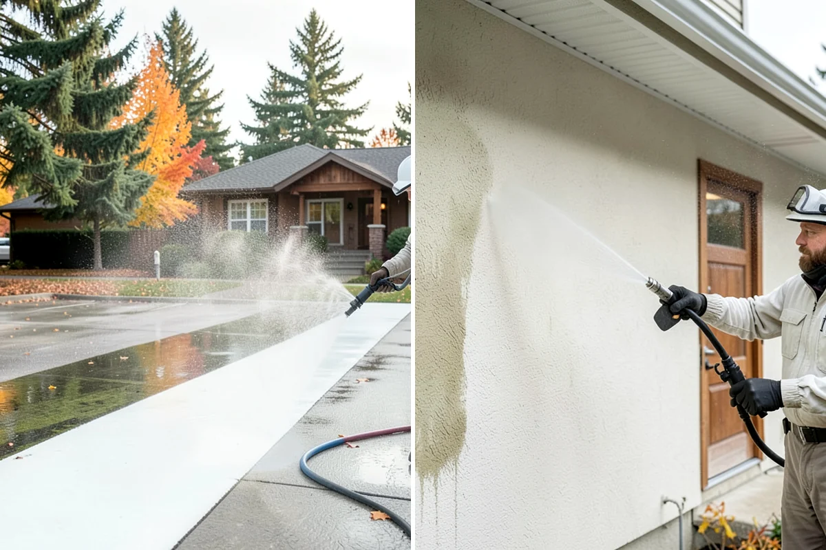 Deck Sealing Preparation in Everett, Snohomish County, WA - Soft wash and remove all biological growth