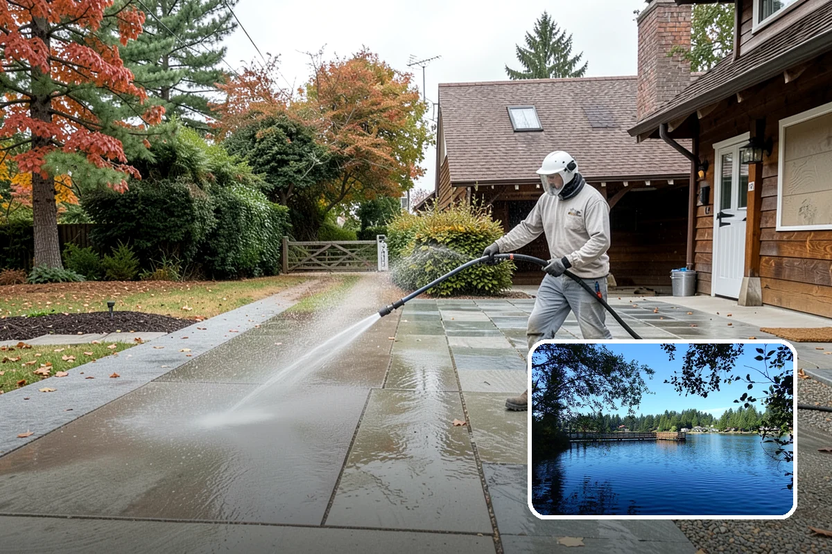Deck Sealing Preparation in Federal Way, King County, WA - Opens the grain for deep sealer penetration