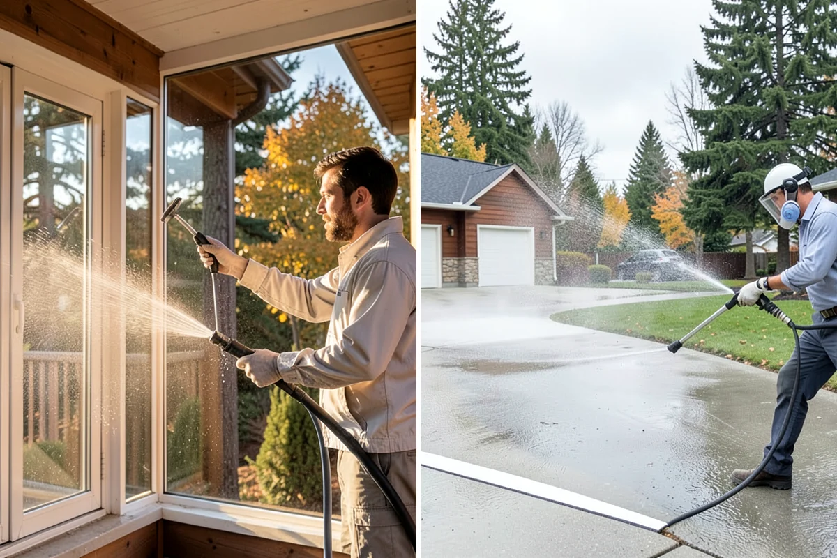Deck Sealing Preparation in Federal Way, King County, WA - Soft wash and remove all biological growth
