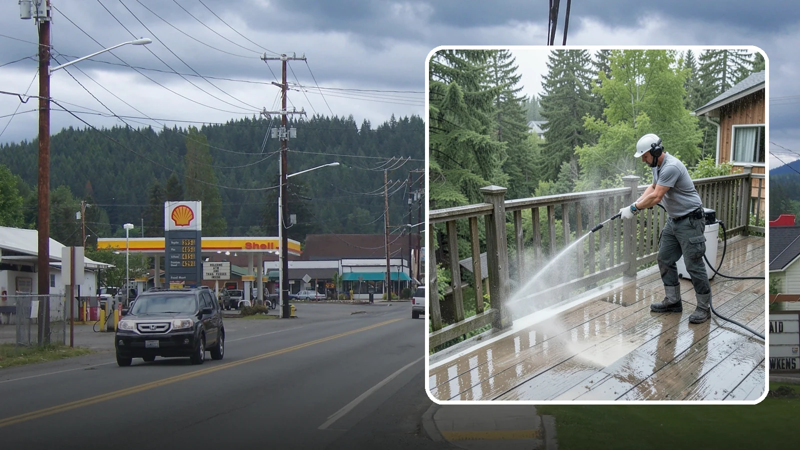 Deck Sealing Preparation in Granite Falls, Snohomish County, WA - Clean, brighten, and prep a deck so sealer or stain penetrates and lasts through wet seasons.
