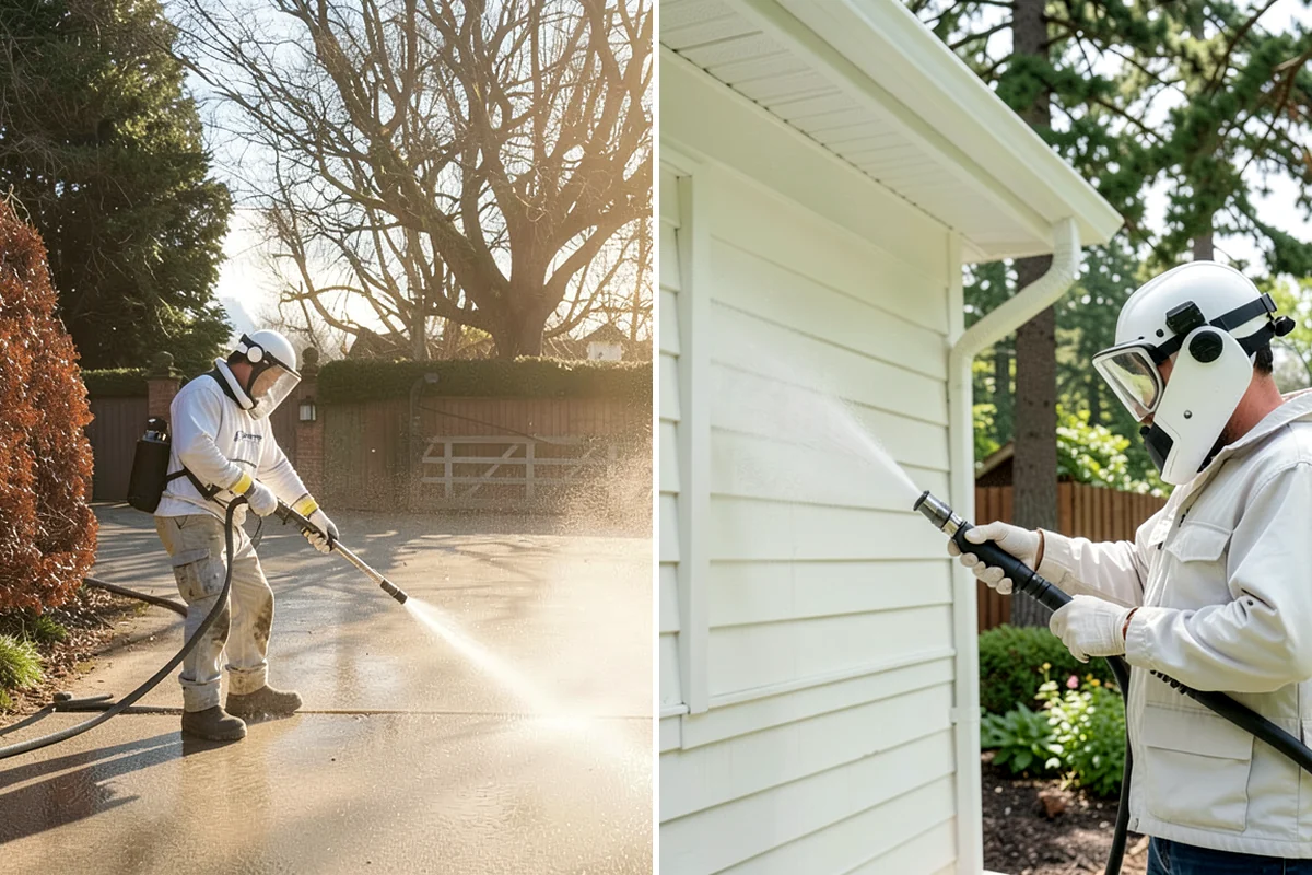 Deck Sealing Preparation in Lake Forest Park, King County, WA - Soft wash and remove all biological growth