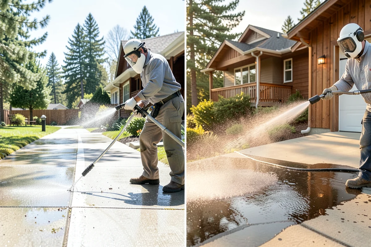 Deck Sealing Preparation in Lyman, Skagit County, WA - Soft wash and remove all biological growth