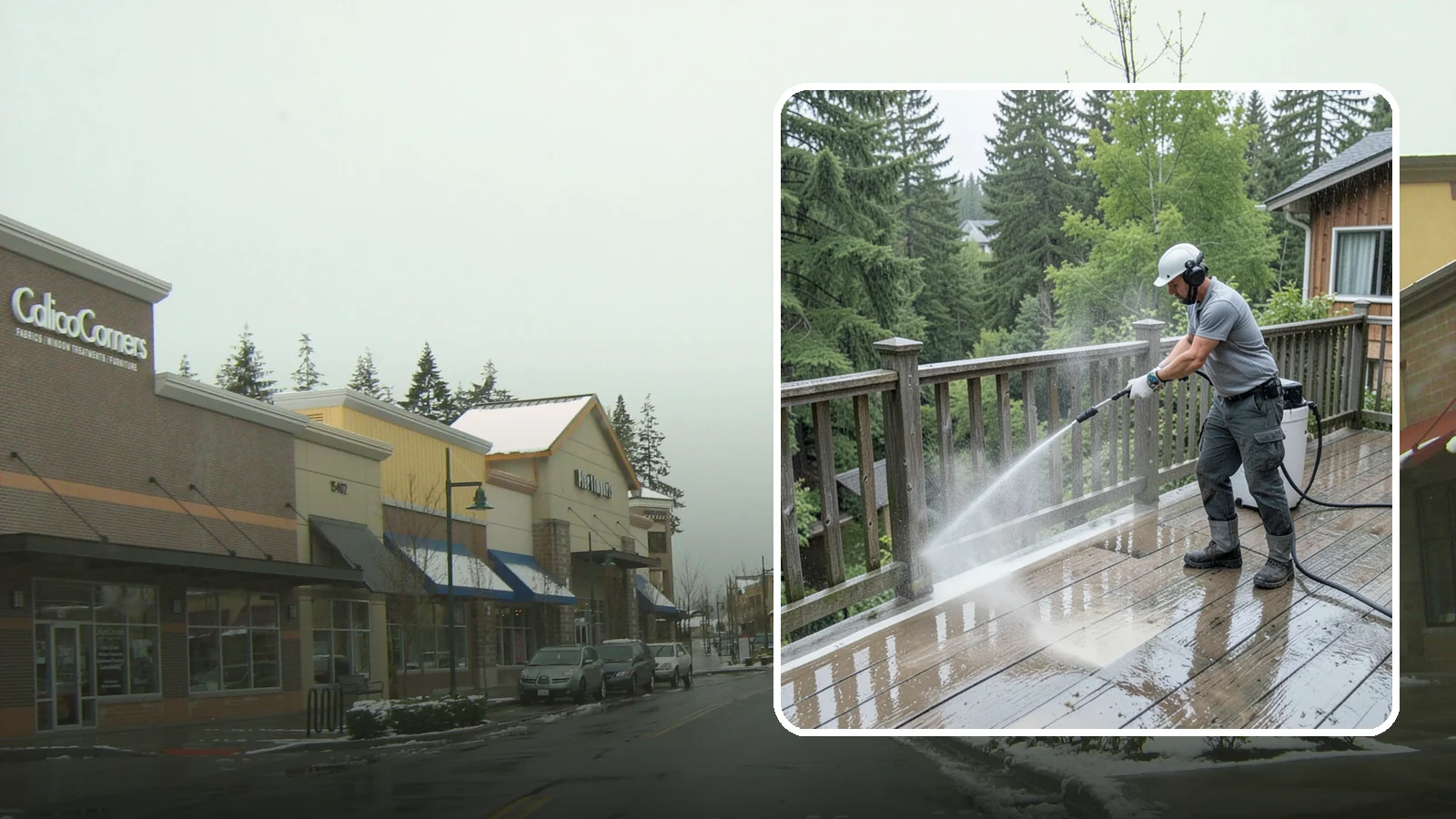 Deck Sealing Preparation in Mill Creek, Snohomish County, WA - Clean, brighten, and prep a deck so sealer or stain penetrates and lasts through wet seasons.