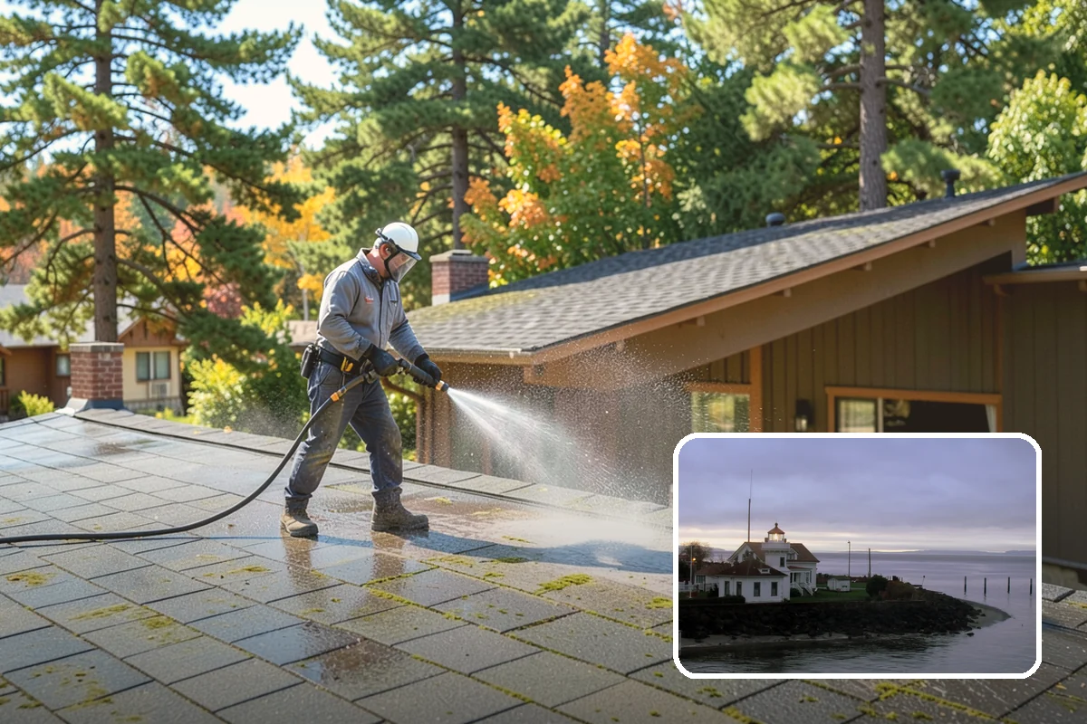 Deck Sealing Preparation in Mukilteo, Snohomish County, WA - Opens the grain for deep sealer penetration