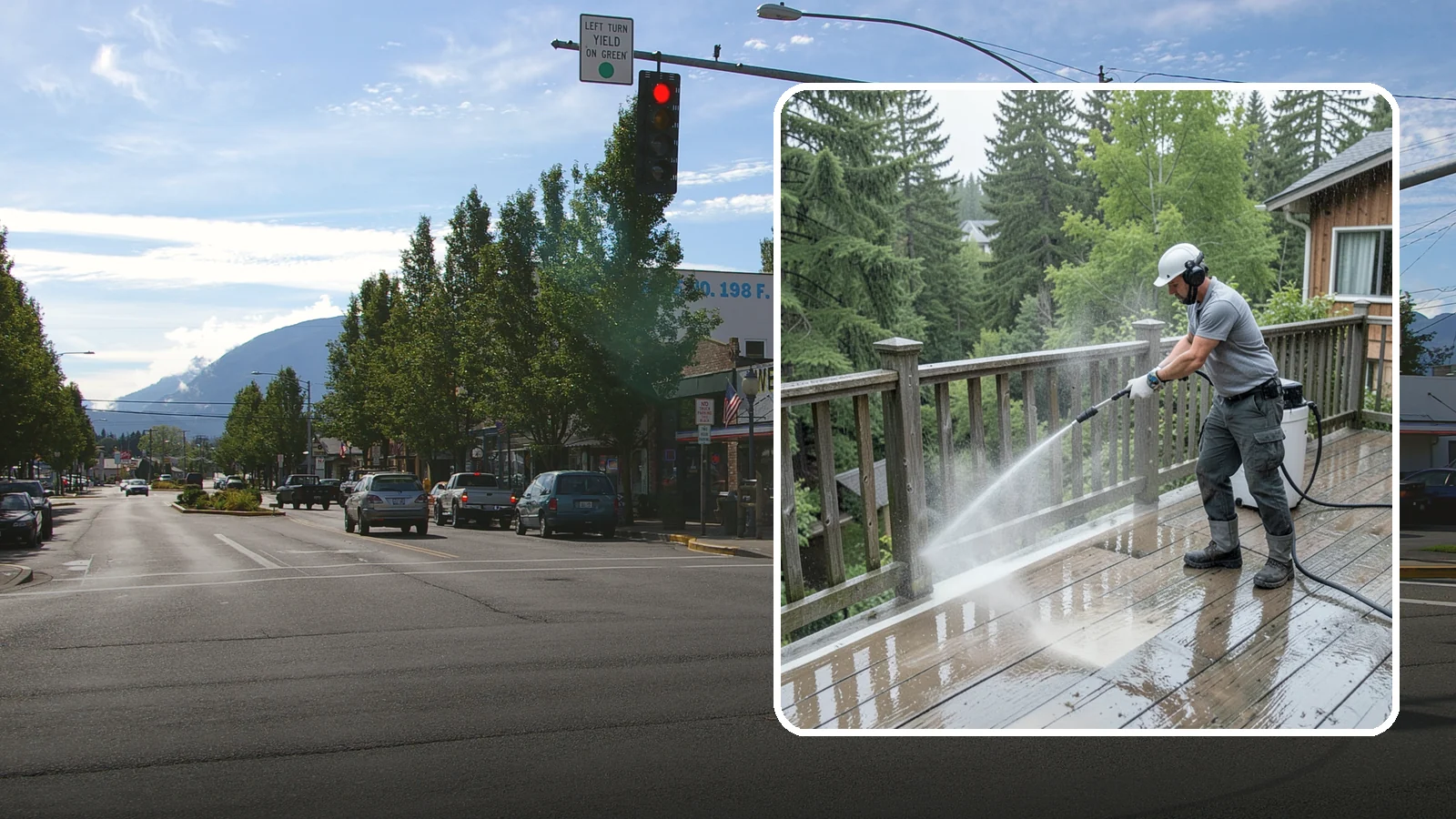 Deck Sealing Preparation in North Bend, King County, WA - Clean, brighten, and prep a deck so sealer or stain penetrates and lasts through wet seasons.