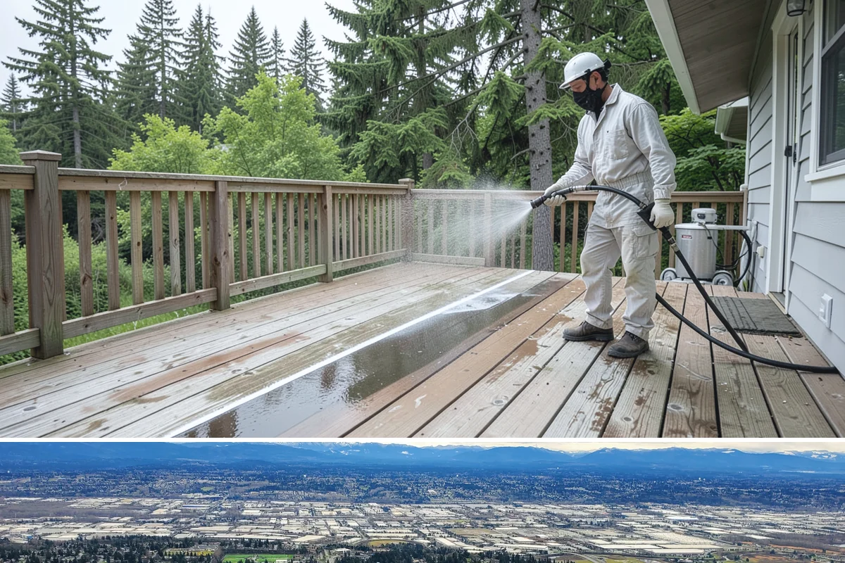 Deck Sealing Preparation in SeaTac, King County, WA - Prep decks for sealing in a stable dry stretch so boards reach the right moisture before coating.