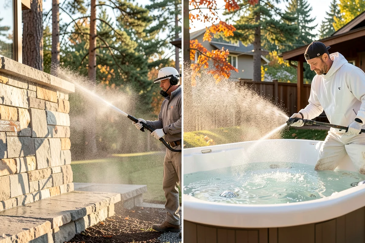 Deck Sealing Preparation in Seattle, King County, WA - Soft wash and remove all biological growth