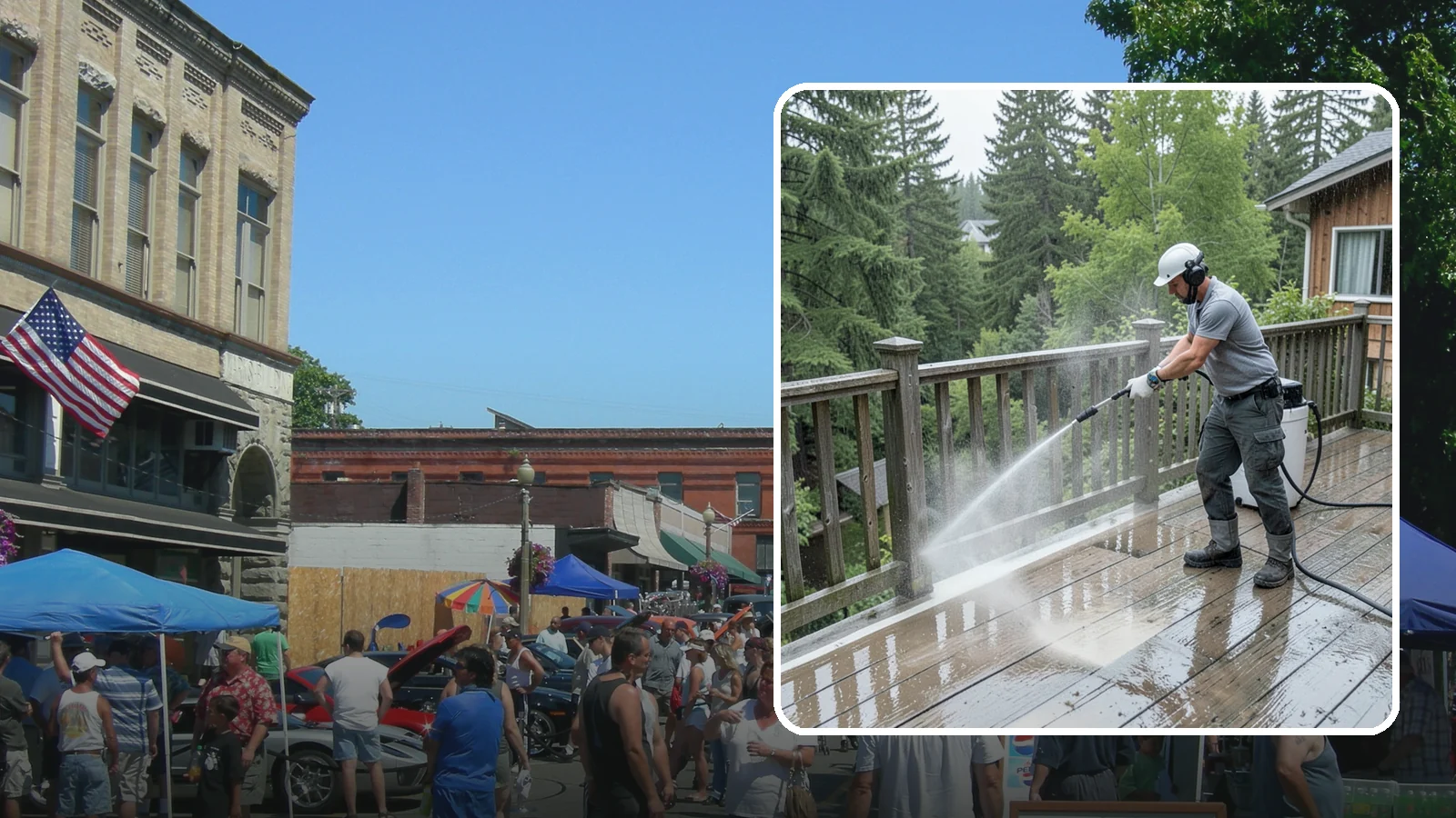 Deck Sealing Preparation in Snohomish, Snohomish County, WA - Clean, brighten, and prep a deck so sealer or stain penetrates and lasts through wet seasons.