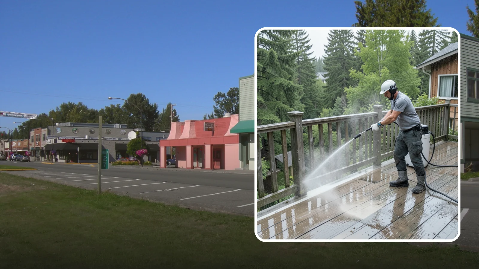 Deck Sealing Preparation in Snoqualmie, King County, WA - Clean, brighten, and prep a deck so sealer or stain penetrates and lasts through wet seasons.