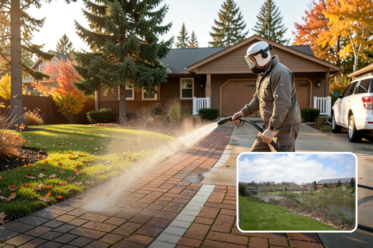Deck Sealing Preparation in Tukwila, King County, WA - Opens the grain for deep sealer penetration
