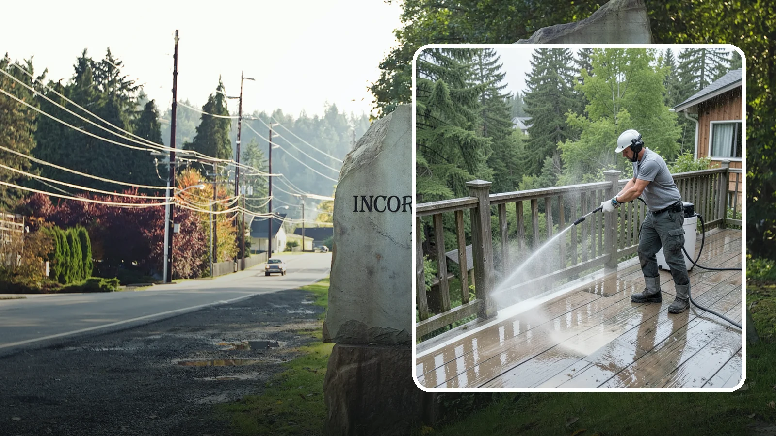 Deck Sealing Preparation in Wilkeson, Pierce County, WA - Clean, brighten, and prep a deck so sealer or stain penetrates and lasts through wet seasons.