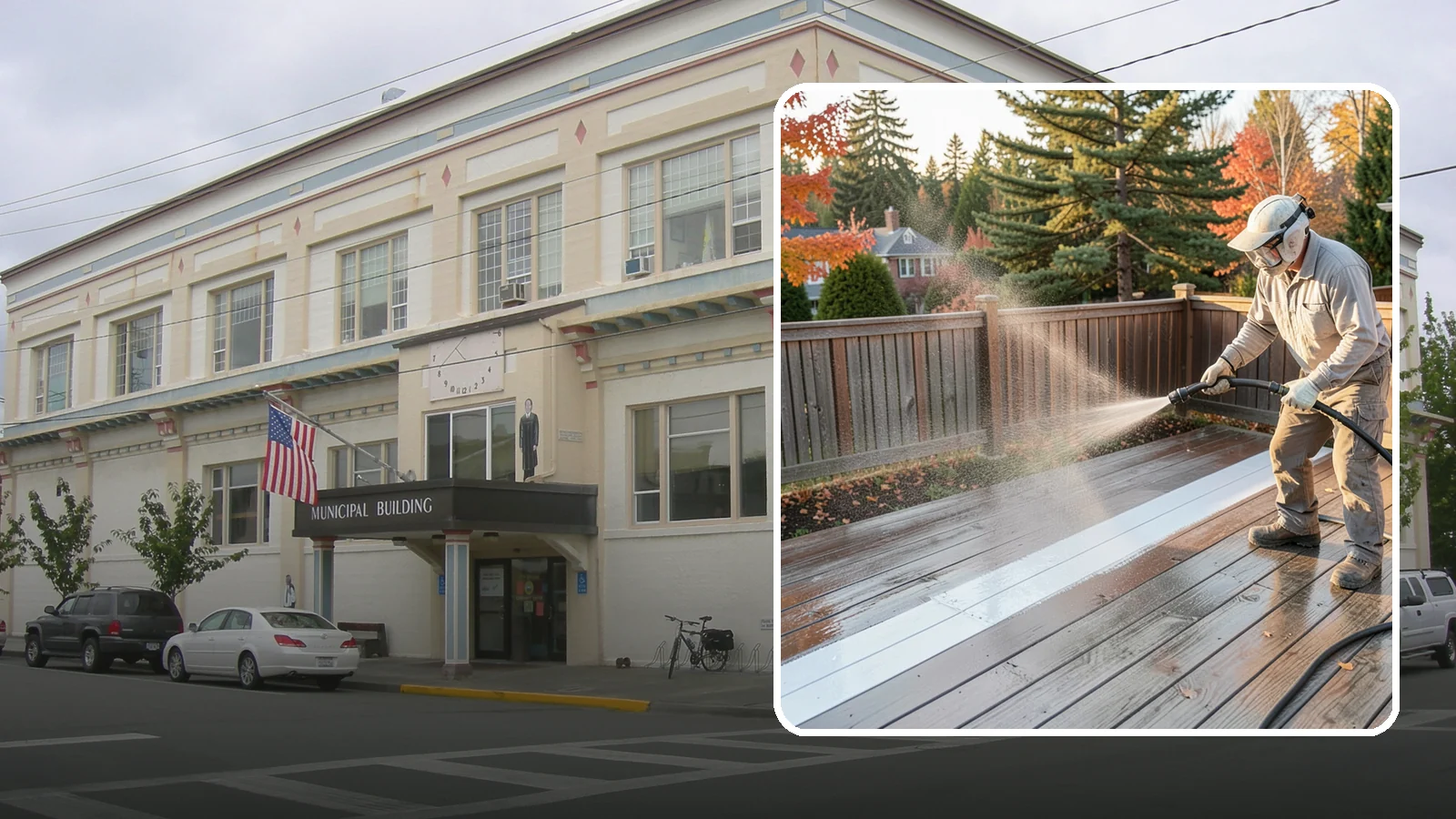 Deck Sealing in Anacortes, Skagit County, WA - Water-repellent sealing for wood decks that shields boards from the moisture, graying, and rot that Pacific Northwest weather...