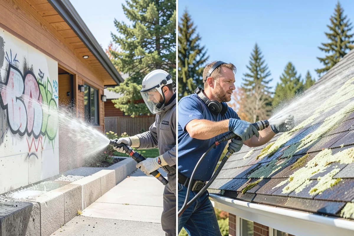 Deck Sealing in Beaux Arts Village, King County, WA - Clean the deck and remove mildew, algae, and surface graying