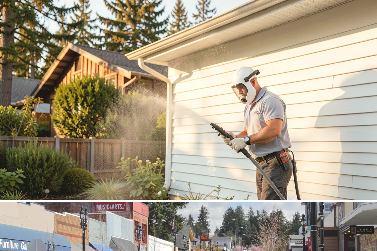 Deck Sealing in Bothell, King County, WA - Seal decks in summer during a dependable dry spell so the wood is fully dry and the repellent can penetrate and set.