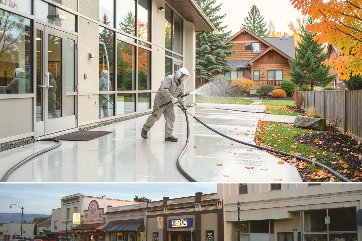 Deck Sealing in Burlington, Skagit County, WA - Seal decks in summer during a dependable dry spell so the wood is fully dry and the repellent can penetrate and set.