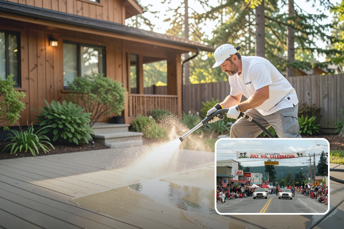 Deck Sealing in Carnation, King County, WA - Repels rain so boards resist swelling, cupping, and splitting