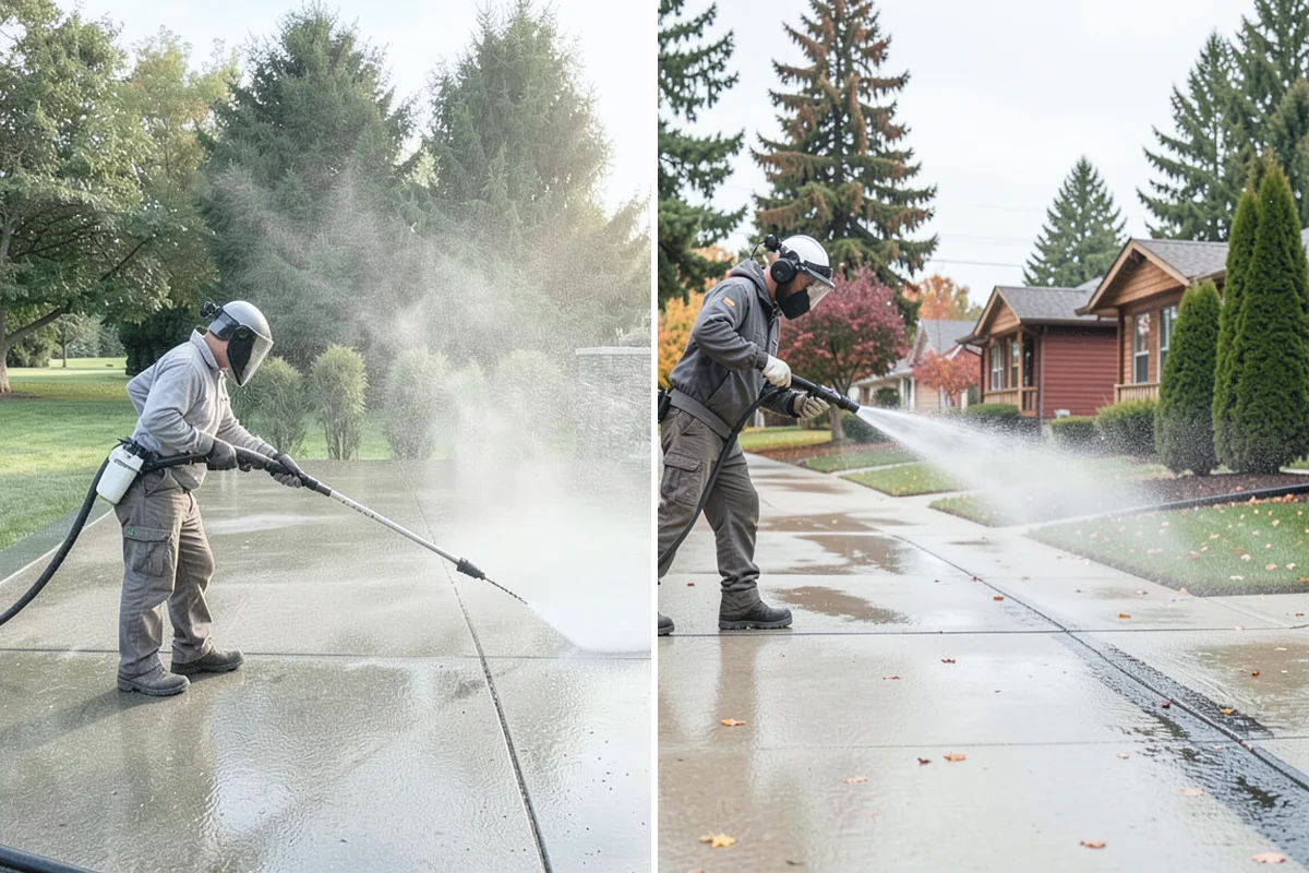 Deck Sealing in Coupeville, Island County, WA - Clean the deck and remove mildew, algae, and surface graying