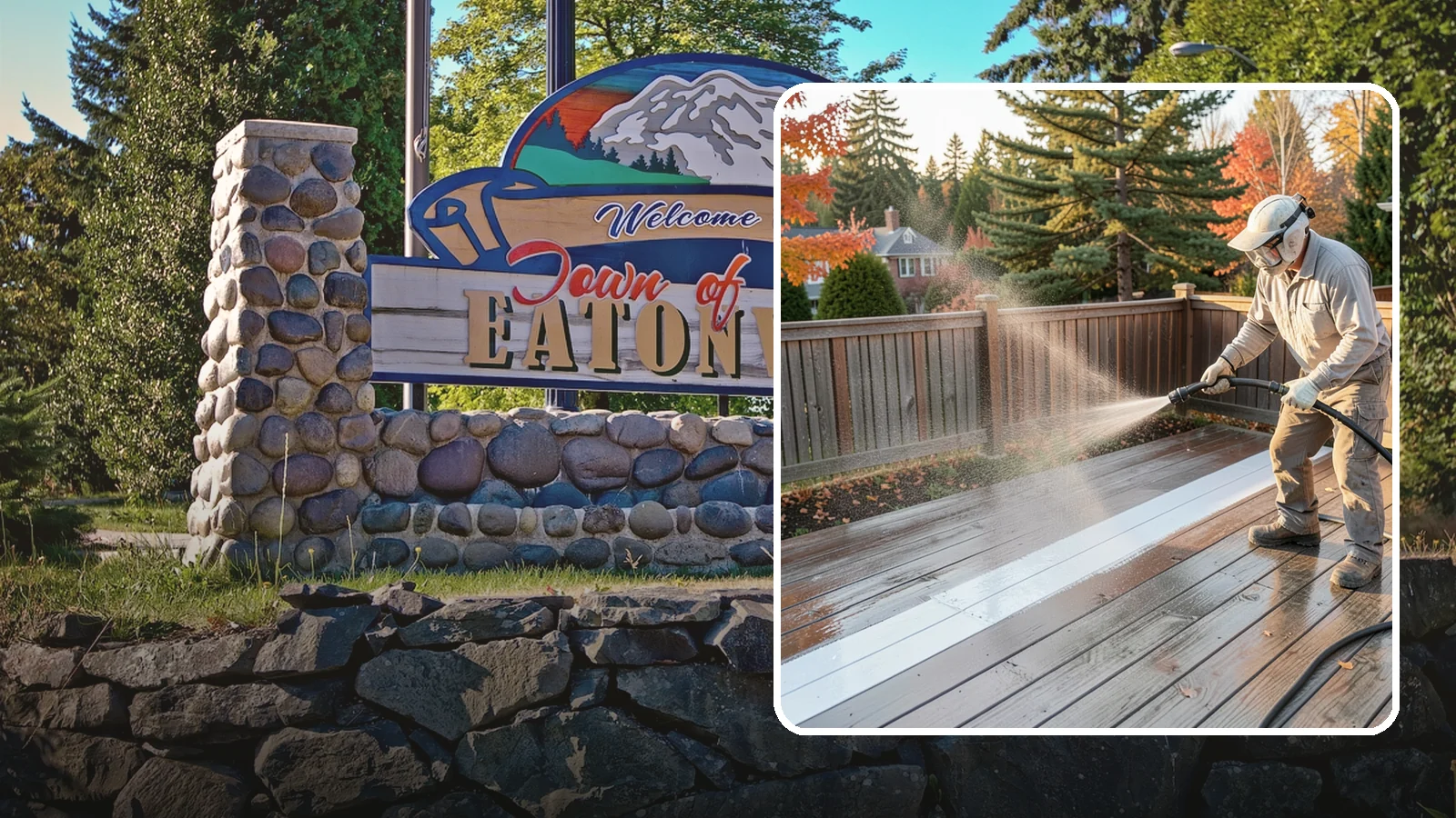 Deck Sealing in Eatonville, Pierce County, WA - Water-repellent sealing for wood decks that shields boards from the moisture, graying, and rot that Pacific Northwest weather...