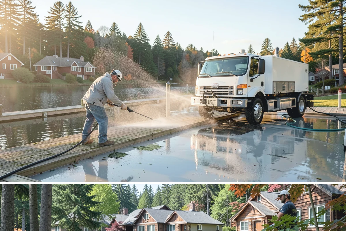 Deck Sealing in Edgewood, Pierce County, WA - Seal decks in summer during a dependable dry spell so the wood is fully dry and the repellent can penetrate and set.