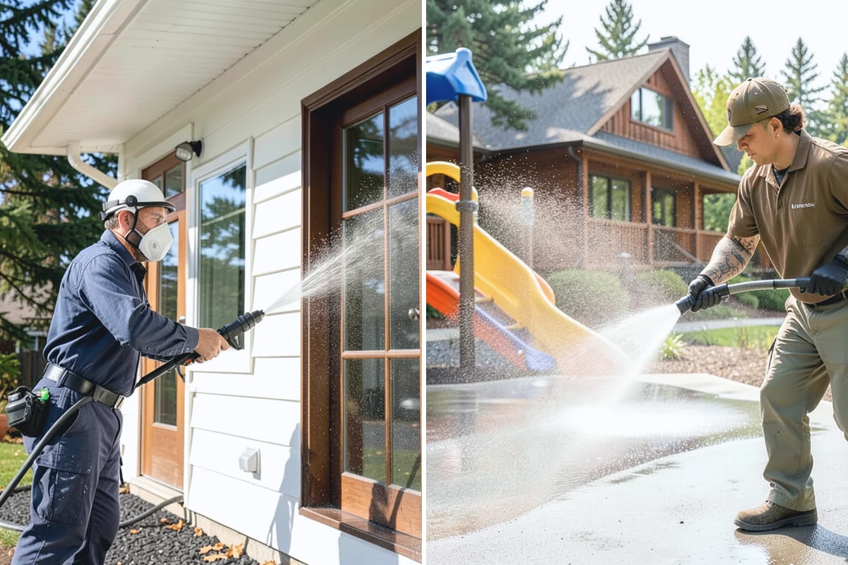 Deck Sealing in Granite Falls, Snohomish County, WA - Clean the deck and remove mildew, algae, and surface graying
