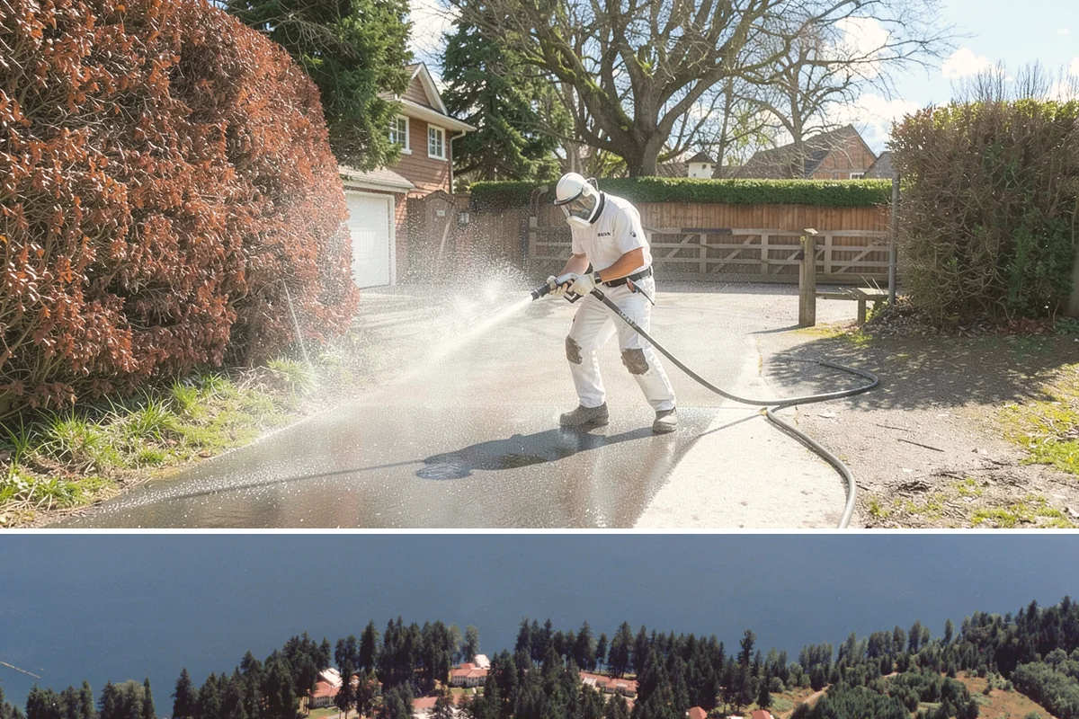 Deck Sealing in Lakewood, Pierce County, WA - Seal decks in summer during a dependable dry spell so the wood is fully dry and the repellent can penetrate and set.