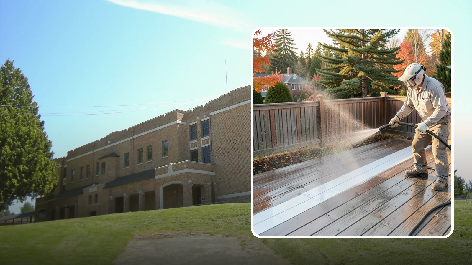 Deck Sealing in Maple Valley, King County, WA - Water-repellent sealing for wood decks that shields boards from the moisture, graying, and rot that Pacific Northwest weather...