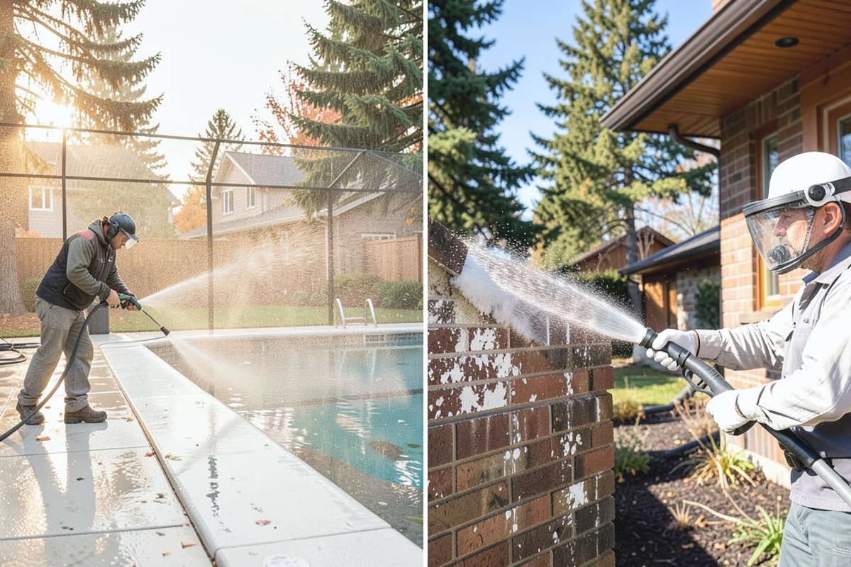 Deck Sealing in Marysville, Snohomish County, WA - Clean the deck and remove mildew, algae, and surface graying
