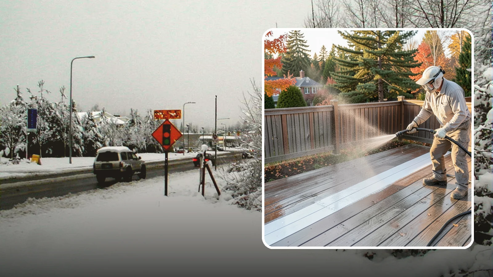 Deck Sealing in Newcastle, King County, WA - Water-repellent sealing for wood decks that shields boards from the moisture, graying, and rot that Pacific Northwest weather...