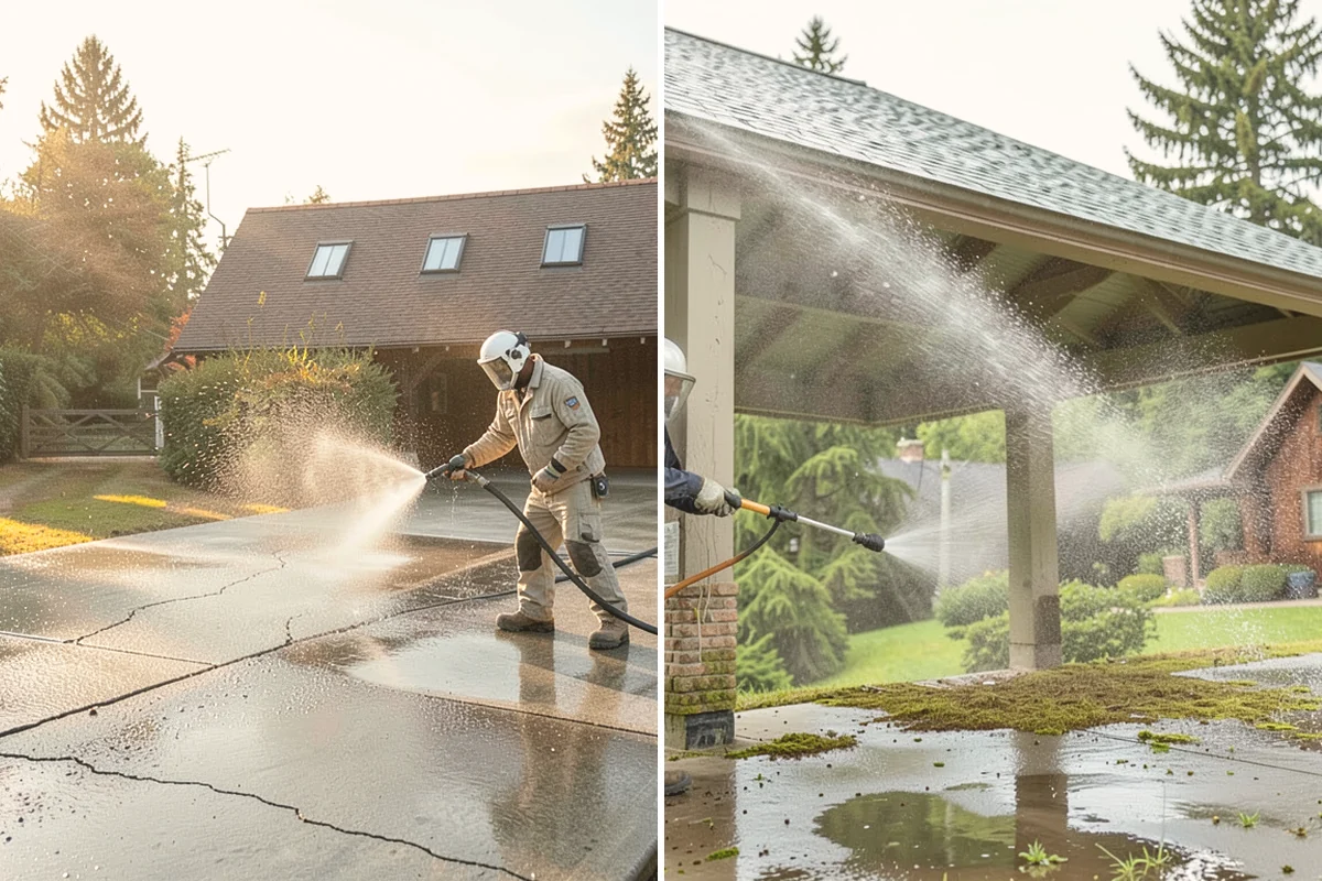 Deck Sealing in Newcastle, King County, WA - Clean the deck and remove mildew, algae, and surface graying