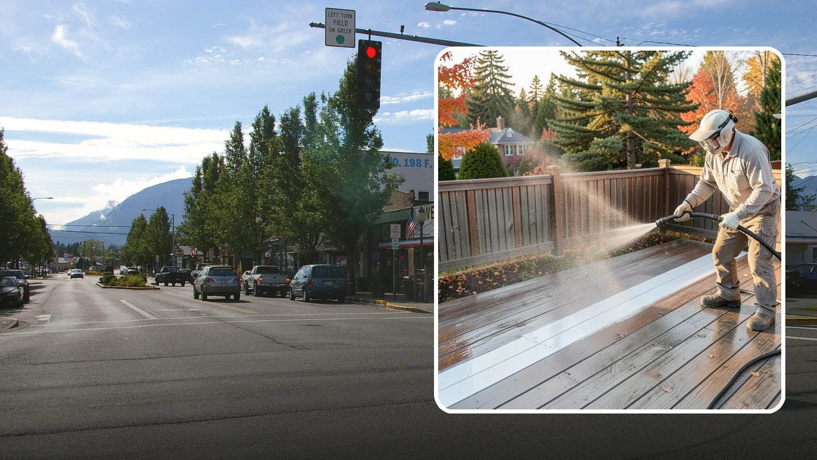 Deck Sealing in North Bend, King County, WA - Water-repellent sealing for wood decks that shields boards from the moisture, graying, and rot that Pacific Northwest weather...