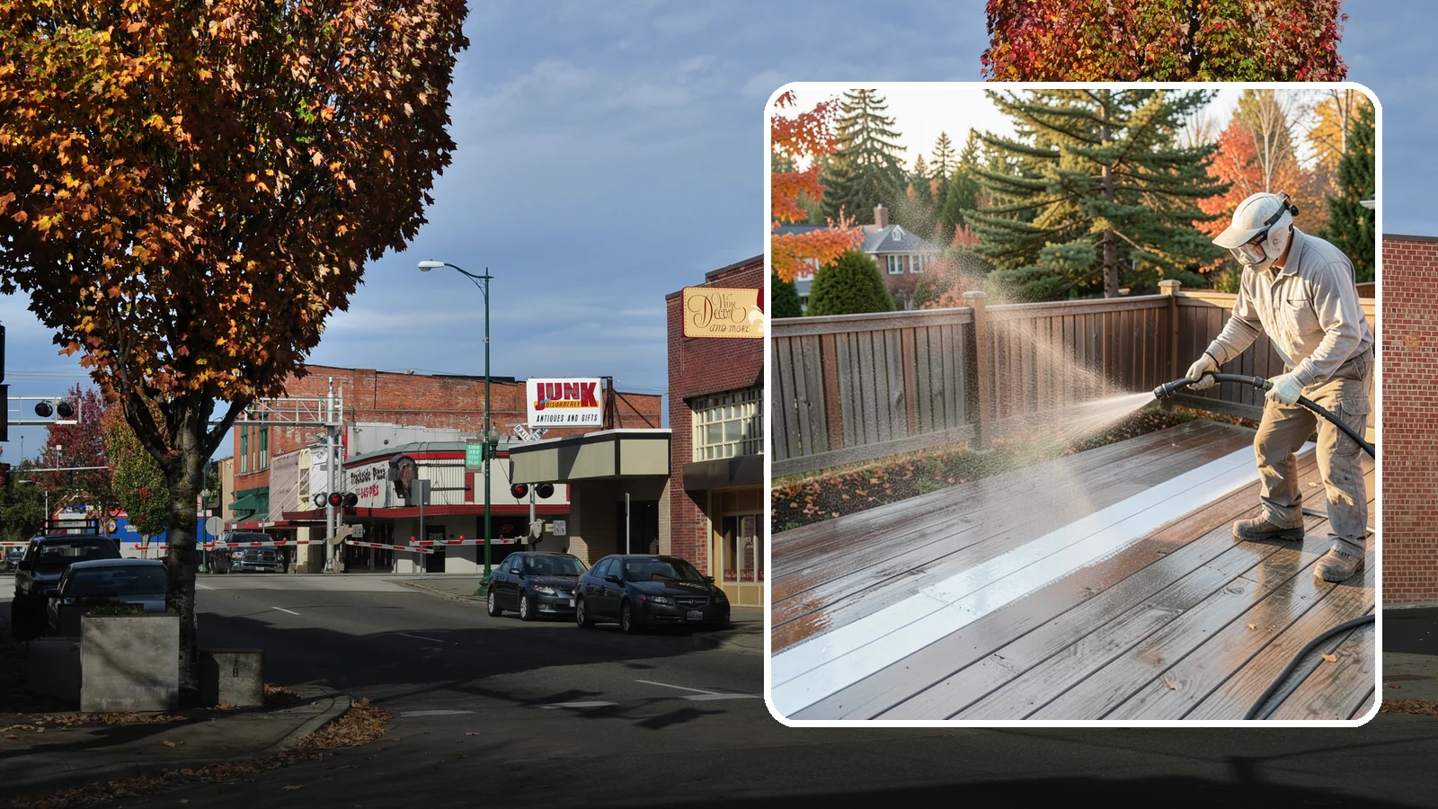 Deck Sealing in Puyallup, Pierce County, WA - Water-repellent sealing for wood decks that shields boards from the moisture, graying, and rot that Pacific Northwest weather...