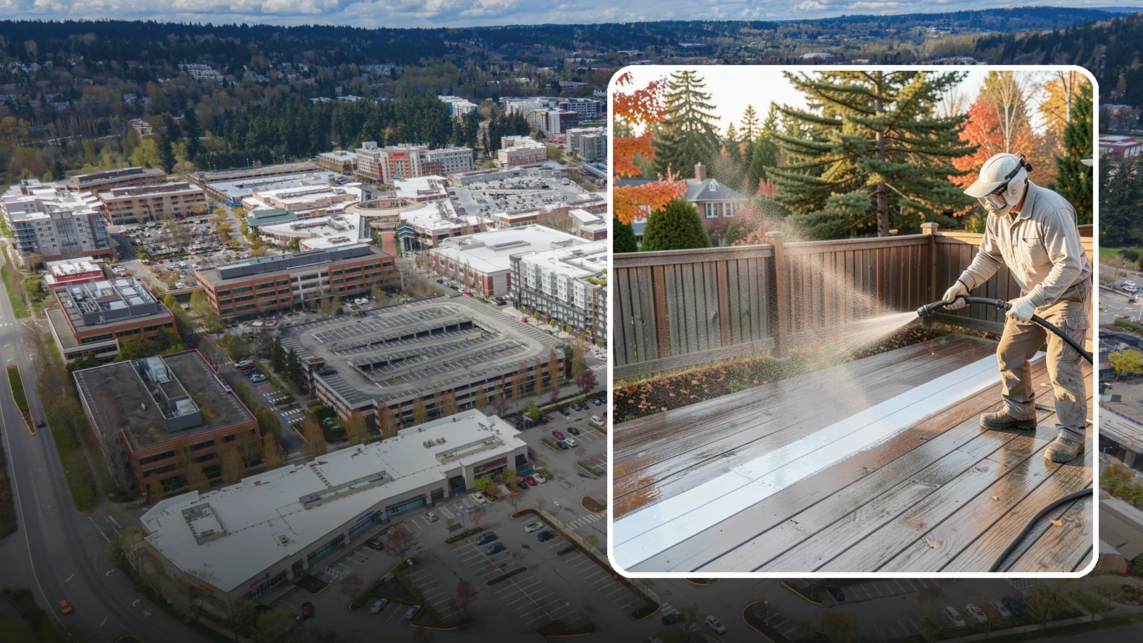 Deck Sealing in Redmond, King County, WA - Water-repellent sealing for wood decks that shields boards from the moisture, graying, and rot that Pacific Northwest weather...