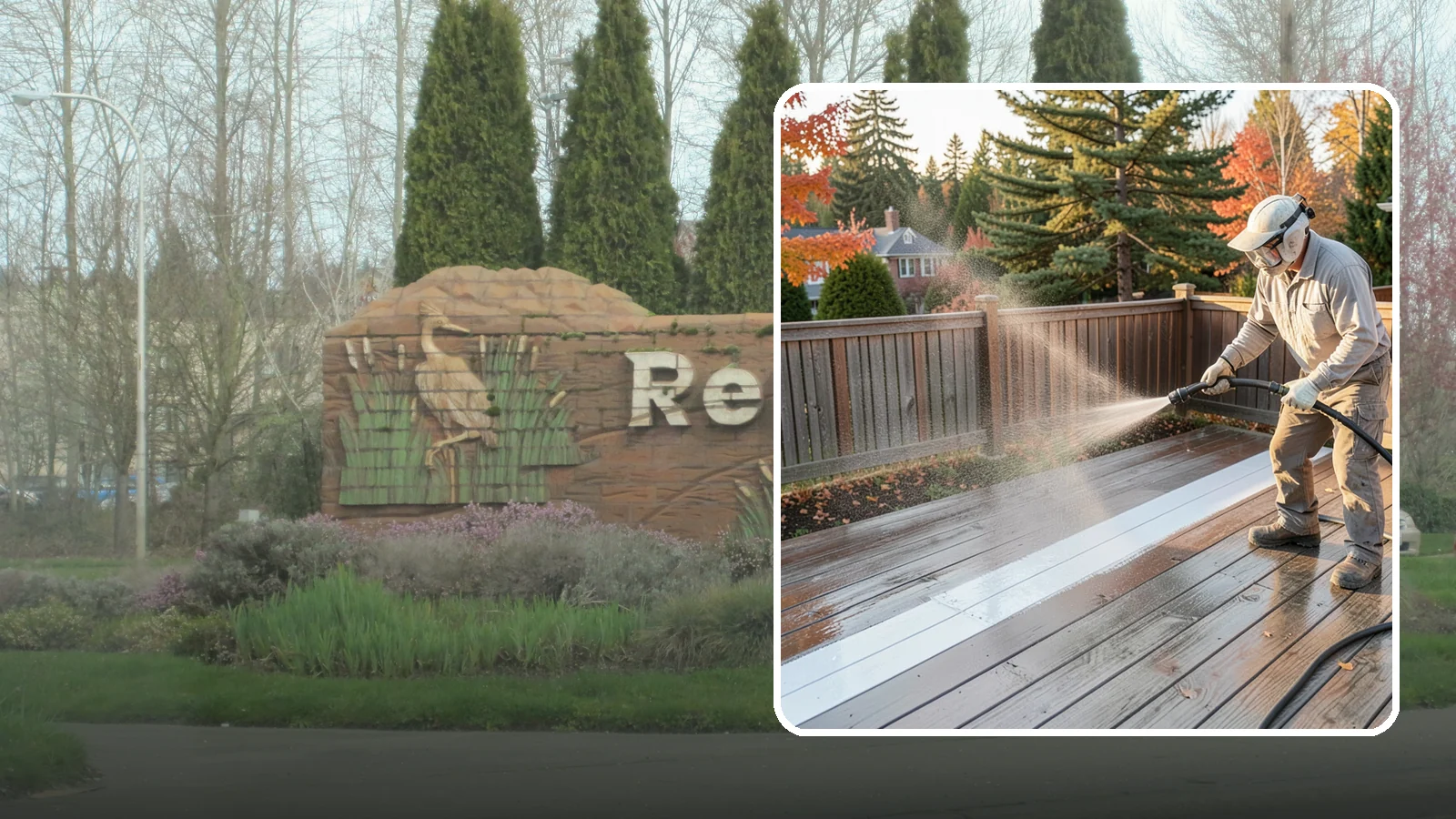 Deck Sealing in Renton, King County, WA - Water-repellent sealing for wood decks that shields boards from the moisture, graying, and rot that Pacific Northwest weather...