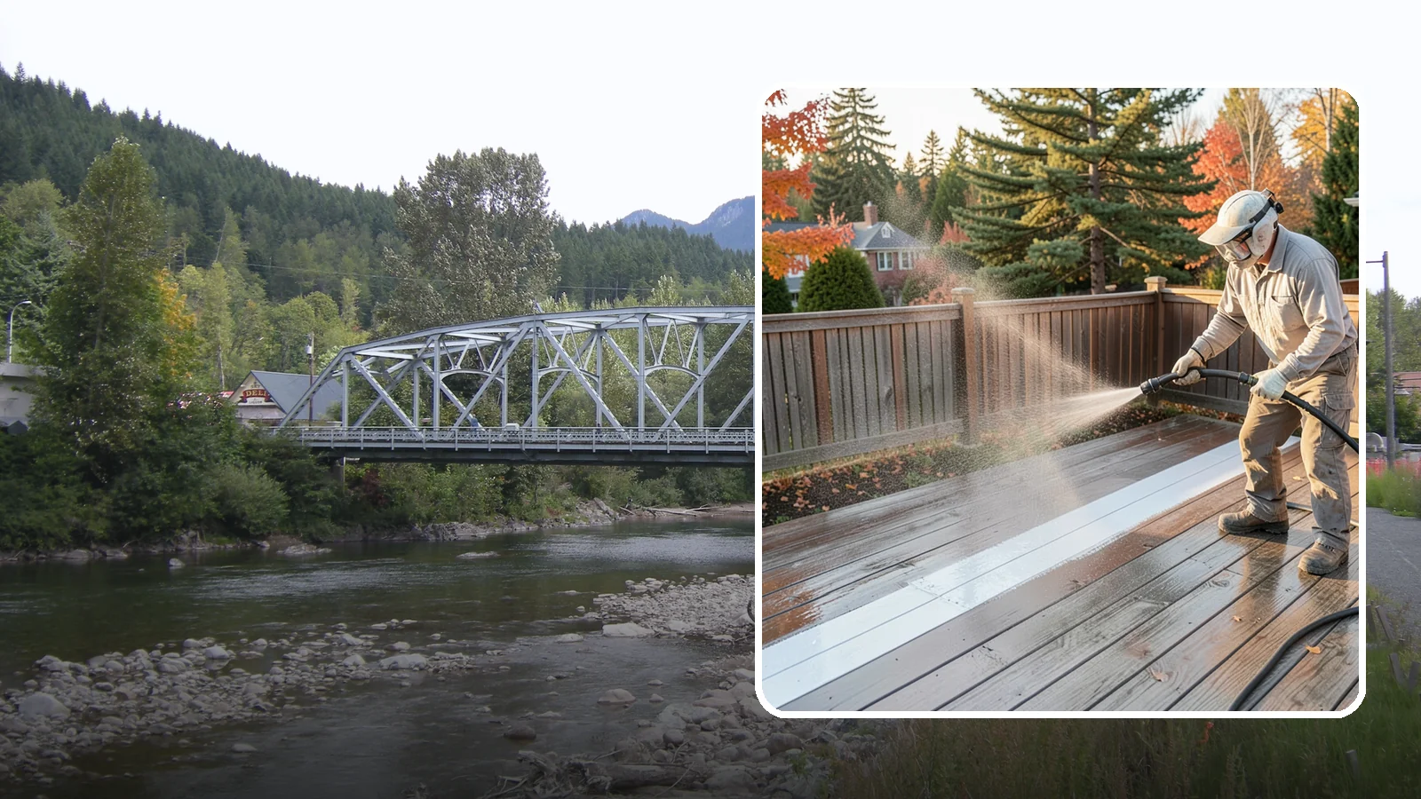 Deck Sealing in Skykomish, King County, WA - Water-repellent sealing for wood decks that shields boards from the moisture, graying, and rot that Pacific Northwest weather...